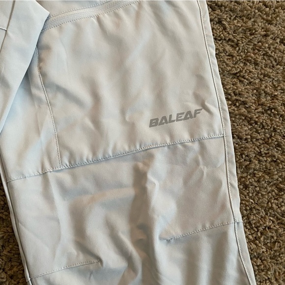 BALEAF Pants Gray Cinch with Pockets XS Travel Hike Lounge Workout - Picture 5 of 12